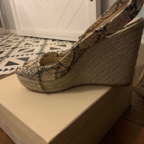 Coach Wedge Snake EUC - Picture 5 of 8